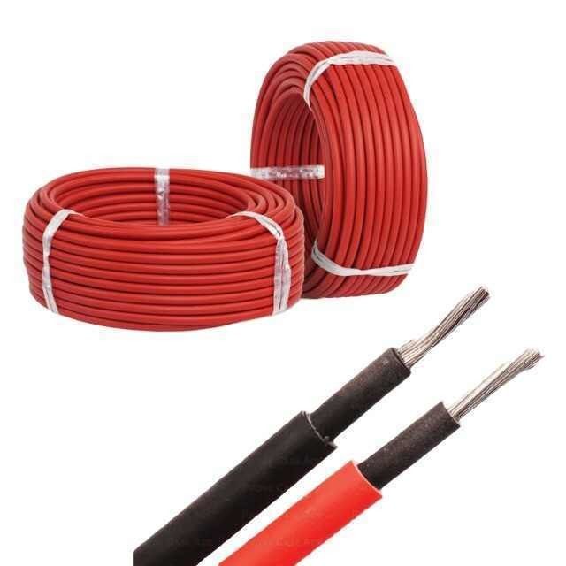 Cable photovoltaïque personnalisé de 2,5 mm Cable d'alimentation du panneau solaire en courant continu avec conducteur de cuivre en conserve
