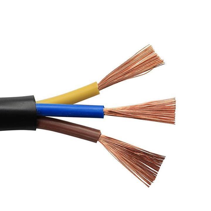Cable électrique en caoutchouc PVC sous-sol flexible de 0,5 mm2 pour des performances fluides