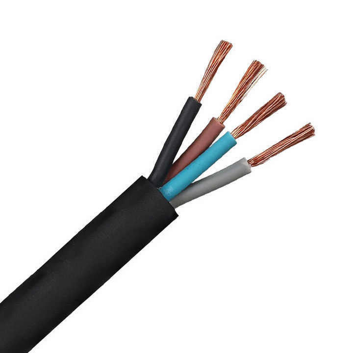Cable électrique en caoutchouc PVC sous-sol flexible de 0,5 mm2 pour des performances fluides