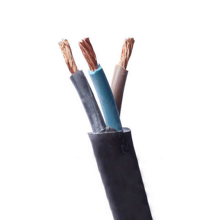 Cable électrique en caoutchouc PVC sous-sol flexible de 0,5 mm2 pour des performances fluides
