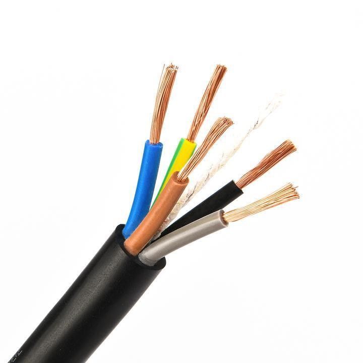 Cable électrique en caoutchouc PVC sous-sol flexible de 0,5 mm2 pour des performances fluides