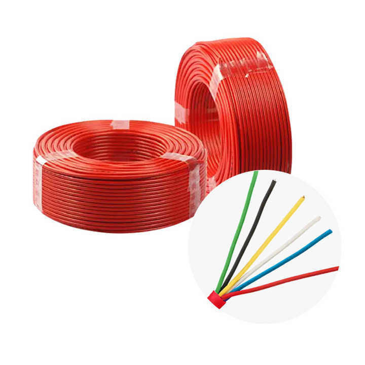 14AWG câble de protection incendie en cuivre en conserve à brins nus avec isolation XLPE et tension nominale de 300 V pour les systèmes d'alarme incendie