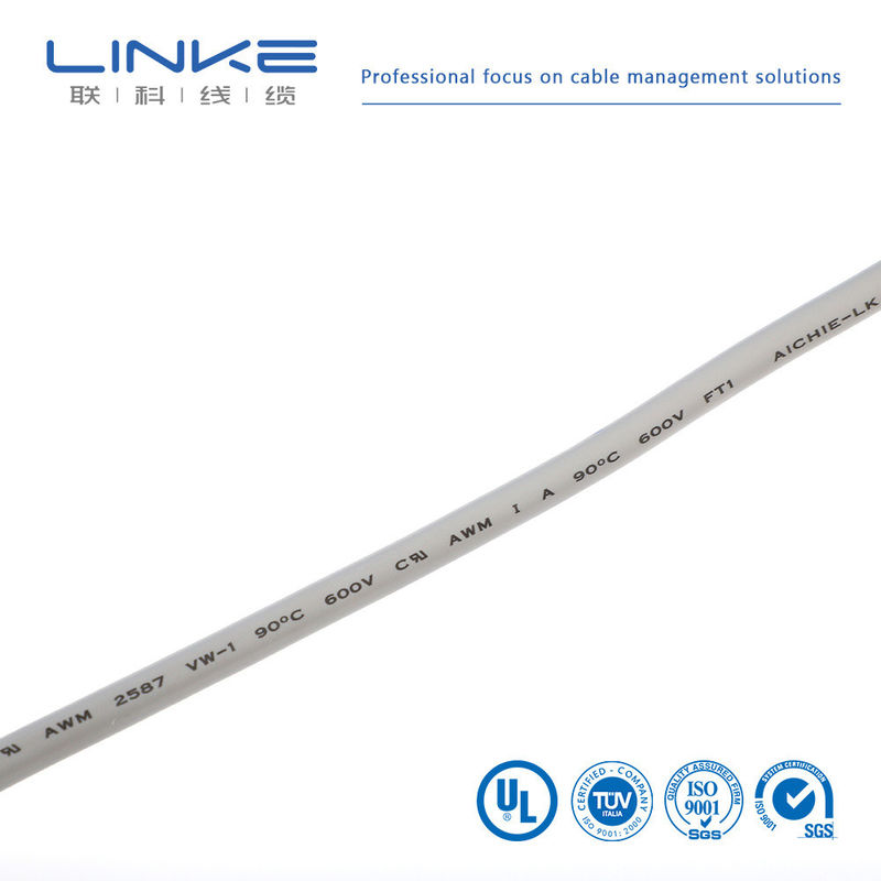 Cable d'alimentation UL 2587 fil de cuivre FEP isolant résistant aux UV pour appareil informatique
