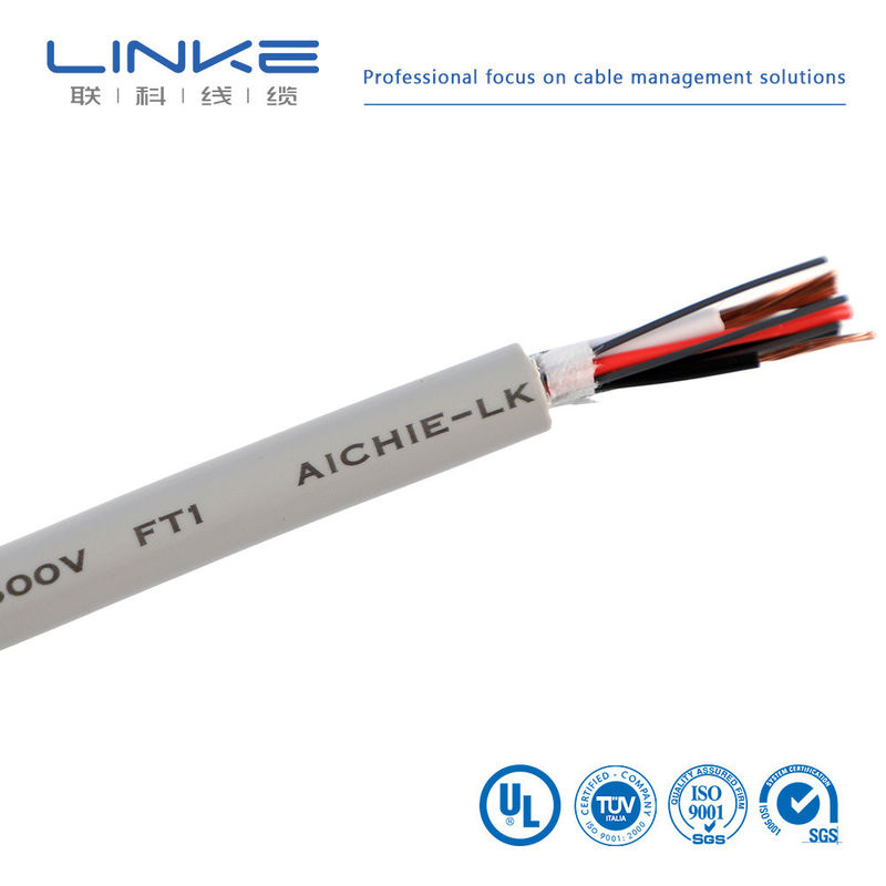 Fil de cuivre en conserve isolé UL 2587 câble en PVC blindé câble de conducteur à chaîne flexible fil de plomb moteur