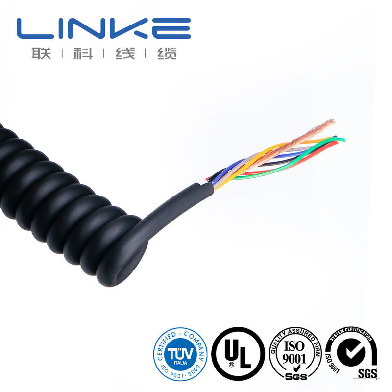 Cable de ressort à conducteur de cuivre avec enveloppe XLPE et tension nominale de 300 à 600 V pour applications industrielles