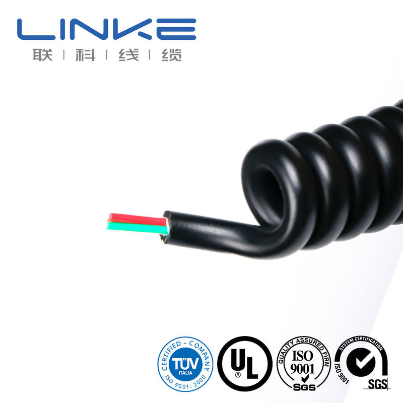 Cable d'alimentation de la remorque à ressort pour véhicule à roues à roues XLPE pour système de freinage lourd, câblage d'équipements médicaux