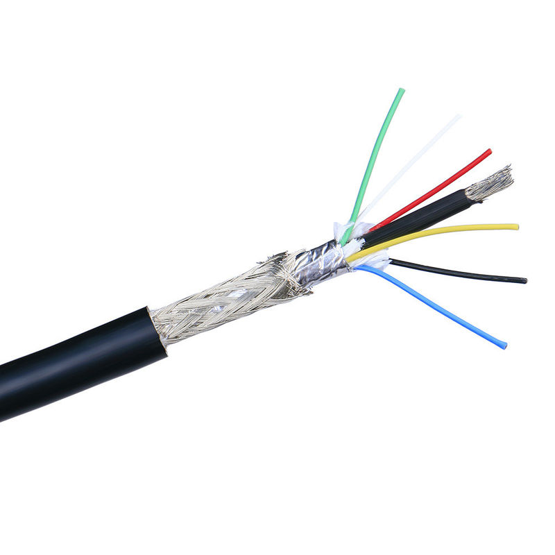 Cable à basse tension ronde de remorque 7 cœurs pour système électronique industriel