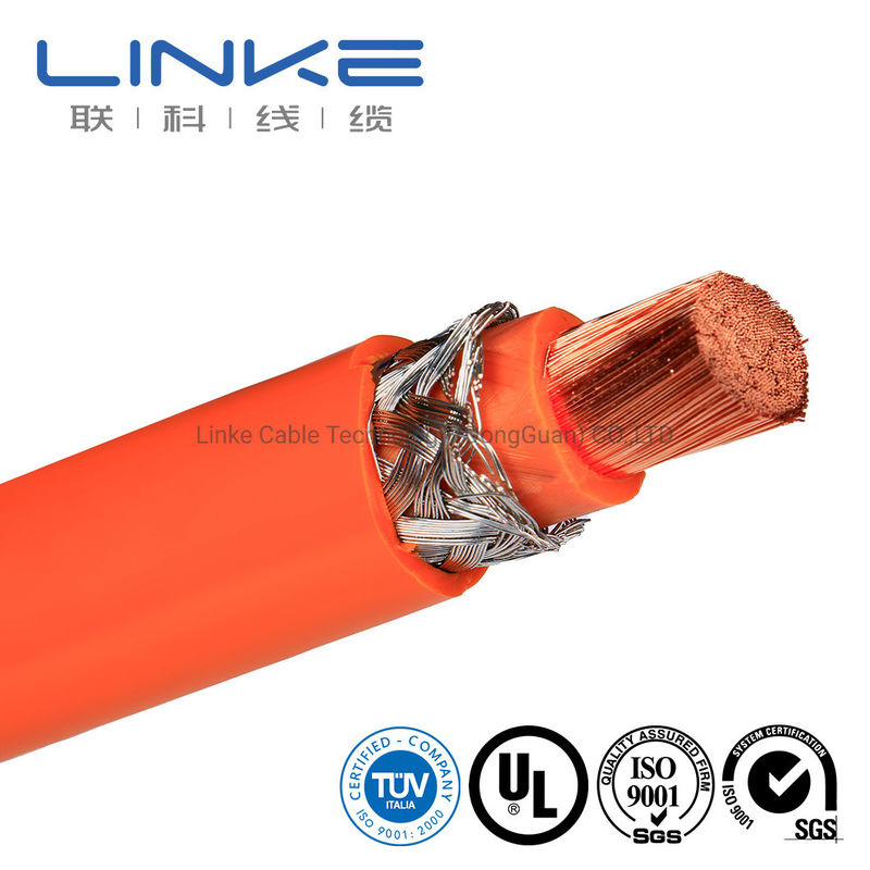 Fil protégé haute tension pile de charge électrique haute tension 25 35 50 véhicule électrique carré 35KV EV fil haute tension conducteur de cuivre câble de polyéthylène croisé