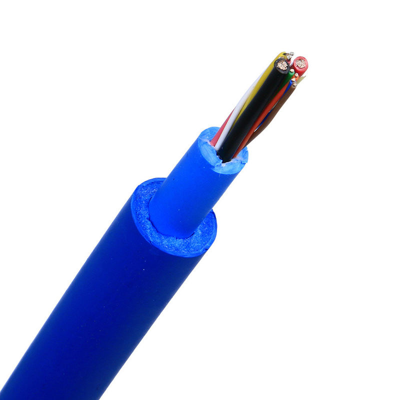 Cable de signal à huit cœurs résistant à la corrosion, résistant à l'eau de mer, très flexible, robotique marine, ROV, câble flottant étanche