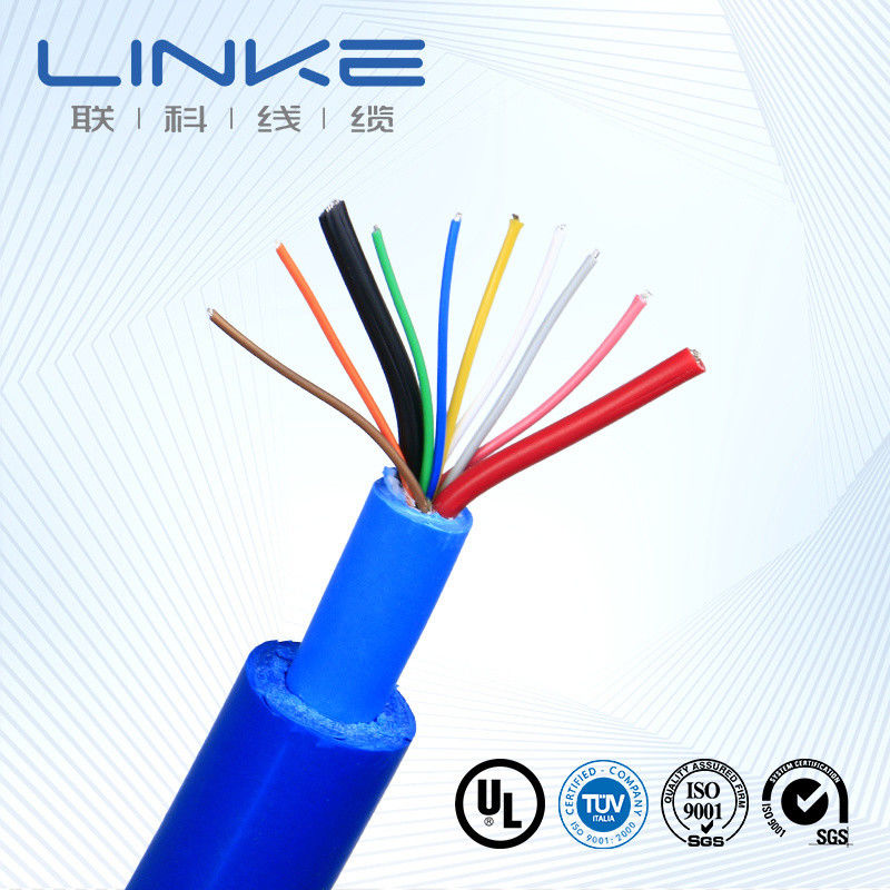 Cable de signal à huit cœurs résistant à la corrosion, résistant à l'eau de mer, très flexible, robotique marine, ROV, câble flottant étanche