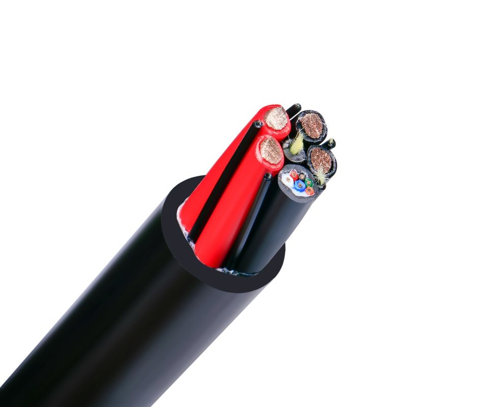 Cable de transmission par câble coaxial à conducteur à chaîne imperméable à l'eau avec extérieur personnalisable pour le contrôle industriel