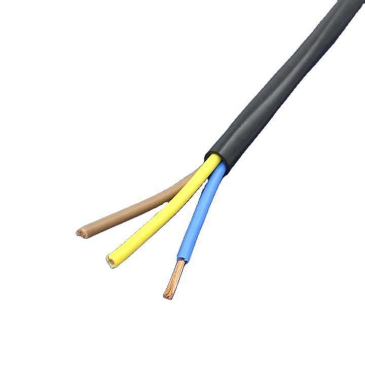 2 câbles électriques en cuivre de base câble d'alimentation en PVC de 2,5 mm à basse et moyenne tension