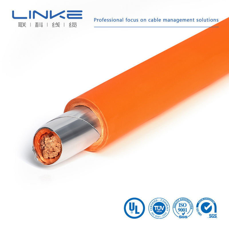 XLPE Jacket câble haute tension Ev câble de charge 25Mm2 35Mm2 50Mm2 70Mm2 Orange 1000/1500V câble automobile HV double isolé câble blindé pour véhicule électrique