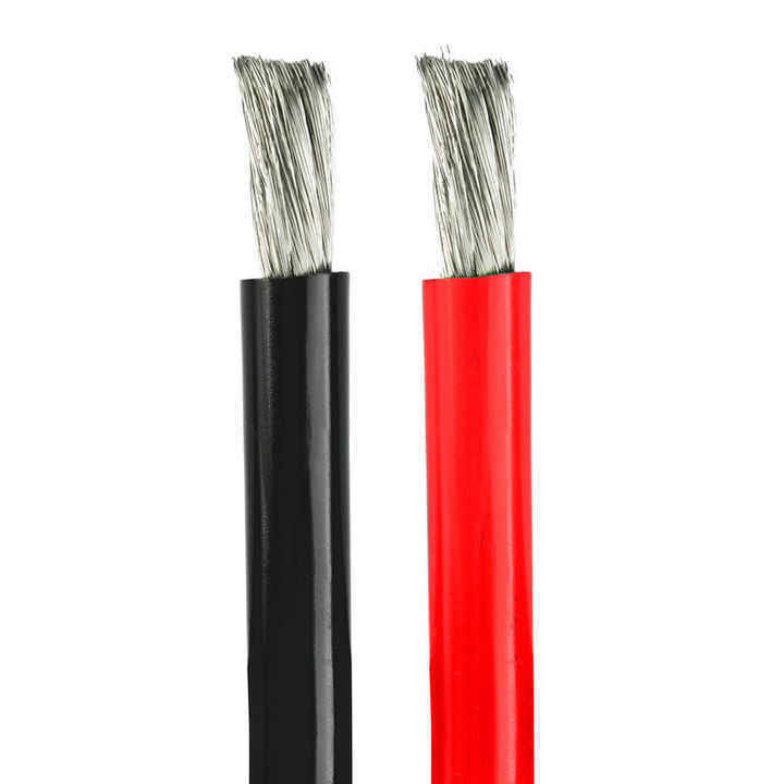 Cable de silicone flexible 18 AWG haute tension 3kv fil de cuivre en fer blanc pour câble flexible