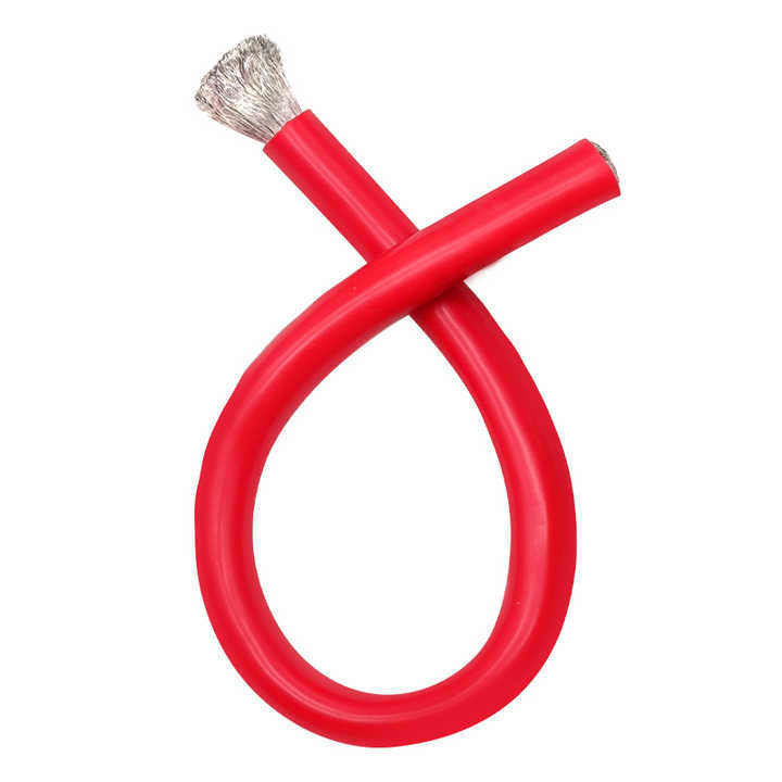 18AWG haute température souple moelleux silicone fil électrique ignifuge utilisation de batterie au lithium nouvelle énergie