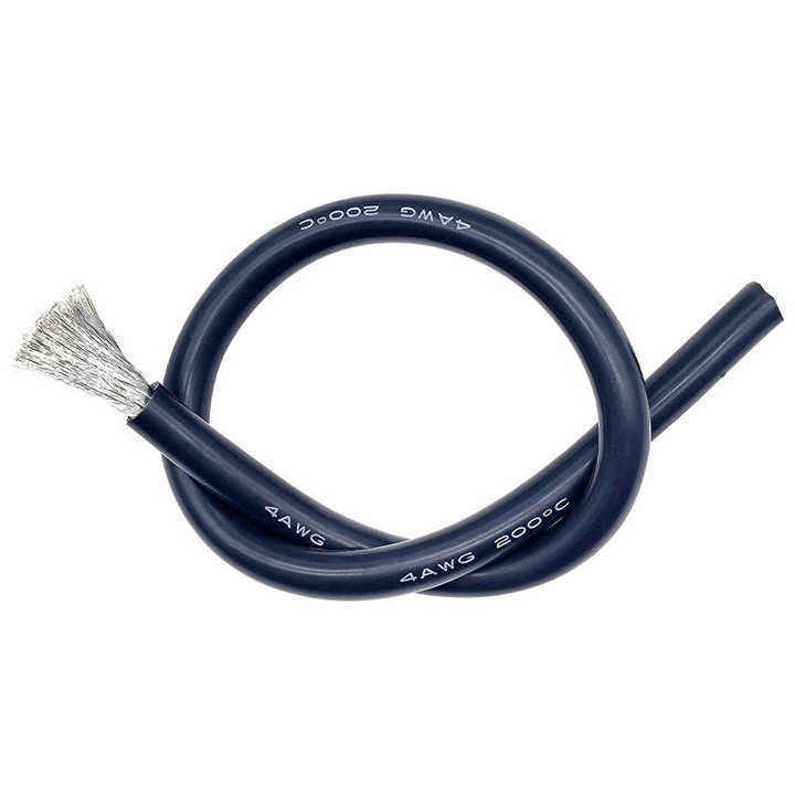 Fil de caoutchouc de silicone 12AWG 14AWG Cable de batterie de voiture Fil de silicone souple Fil de silicone résistant à la corrosion Fil de silicone