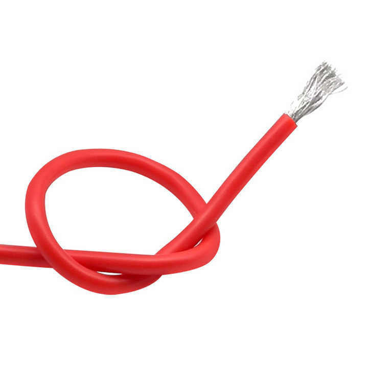 Fil de caoutchouc de silicone 12AWG 14AWG Cable de batterie de voiture Fil de silicone souple Fil de silicone résistant à la corrosion Fil de silicone