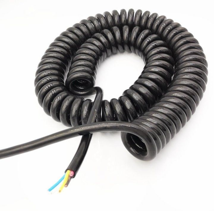 Cable de commande industrielle personnalisé pour le traitement de haute puissance Cable en spirale OEM avec certification UL