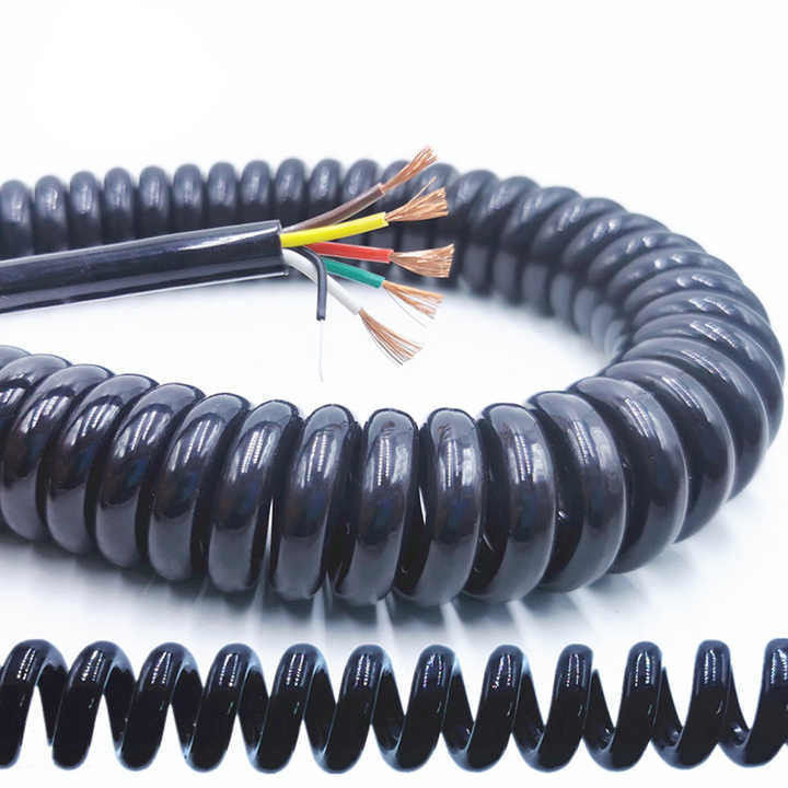 Cable de commande industrielle personnalisé pour le traitement de haute puissance Cable en spirale OEM avec certification UL