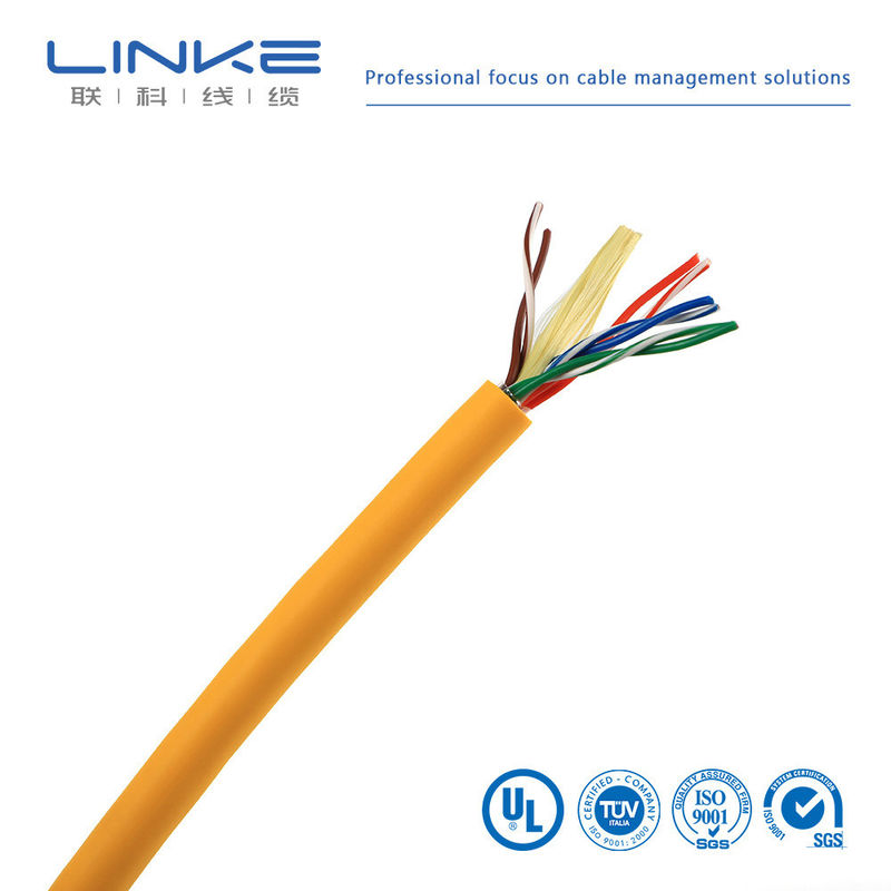 CAT5e UTP LAN Cable CCA 1000 ft Jaune Remplisseur optionnel Monnaie américaine US Solid Yellow