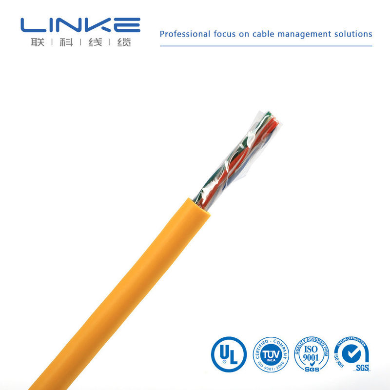 CAT5e UTP LAN Cable CCA 1000 ft Jaune Remplisseur optionnel Monnaie américaine US Solid Yellow