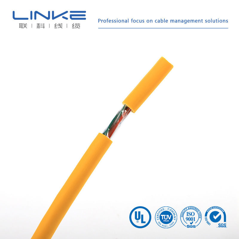 CAT5e UTP LAN Cable CCA 1000 ft Jaune Remplisseur optionnel Monnaie américaine US Solid Yellow