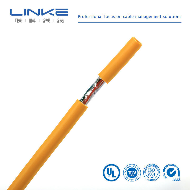 CAT5e UTP LAN Cable CCA 1000 ft Jaune Remplisseur optionnel Monnaie américaine US Solid Yellow
