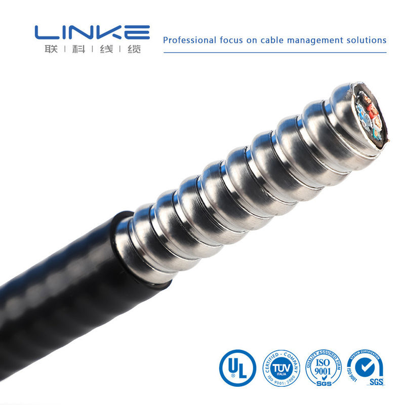 Cable blindé isolé en PVC électrique souterrain à tension moyenne