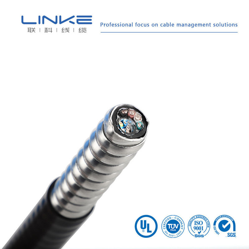 Cable électrique à basse tension en cuivre blindé PVC isolé pour câble blindé souterrain industriel
