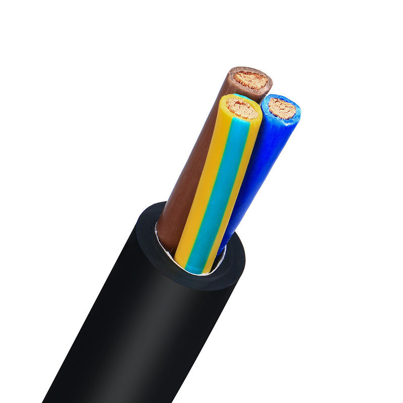 Cable RVV à 4 cœurs de 300/500 V avec isolation en PVC et conducteur en cuivre pour contrôle industriel et automatisation
