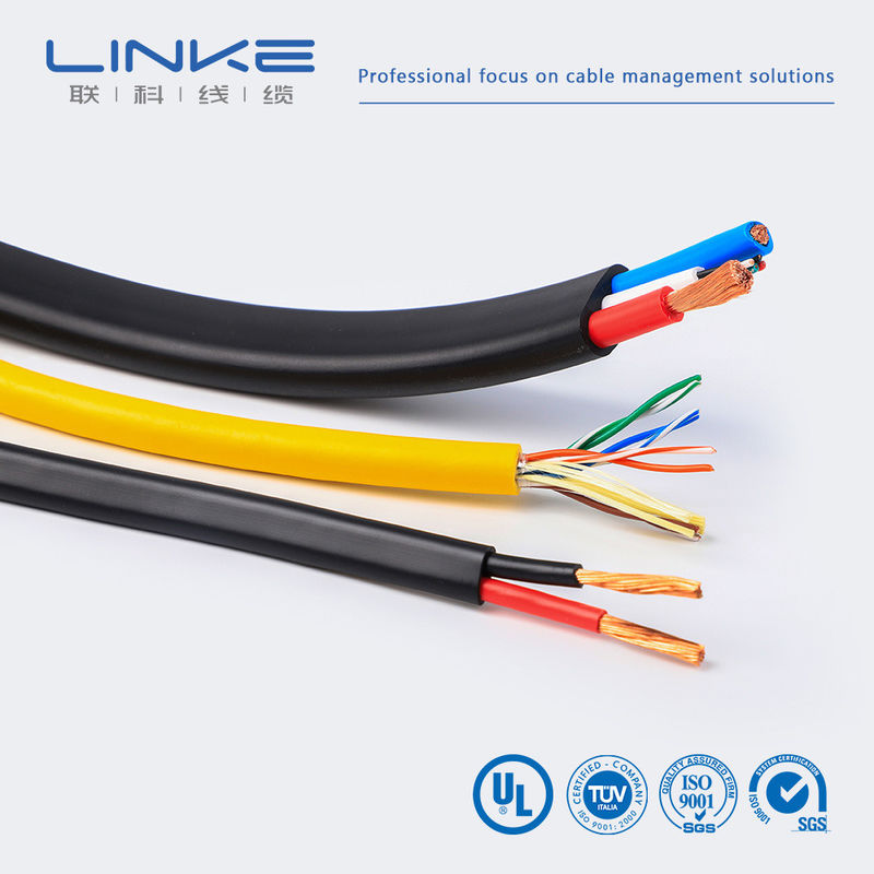 Cable de commande industriel isolé en PVC à fil de cuivre souple 60227 IEC 52 53rvv Cable de commande multicore
