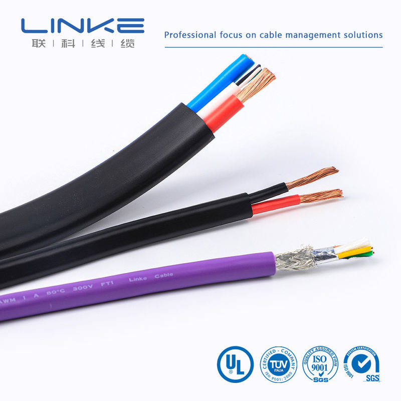 Cable de commande industriel isolé en PVC à fil de cuivre souple 60227 IEC 52 53rvv Cable de commande multicore