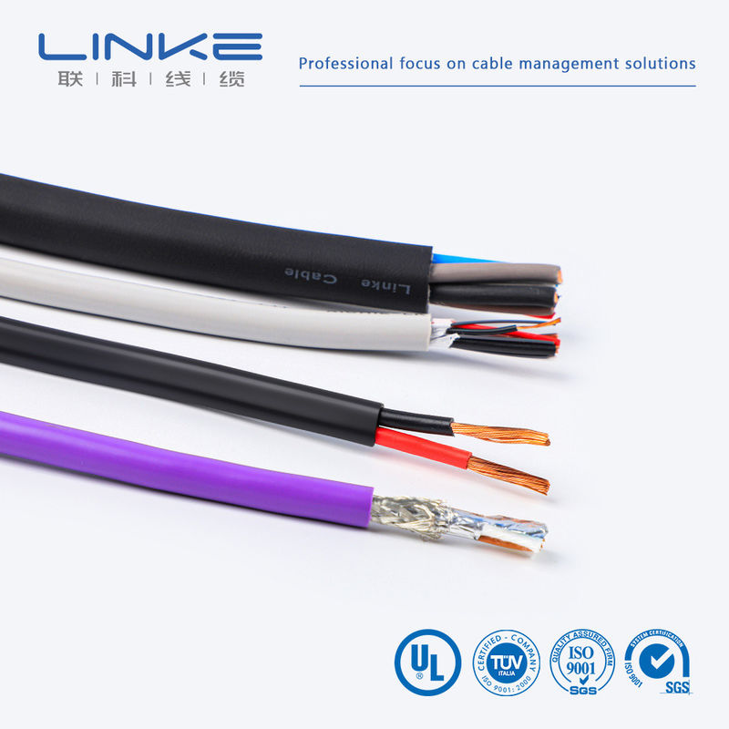 Cable de commande industriel isolé en PVC à fil de cuivre souple 60227 IEC 52 53rvv Cable de commande multicore