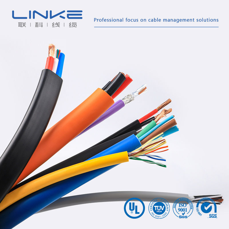 Cable de commande industriel isolé en PVC à fil de cuivre souple 60227 IEC 52 53rvv Cable de commande multicore