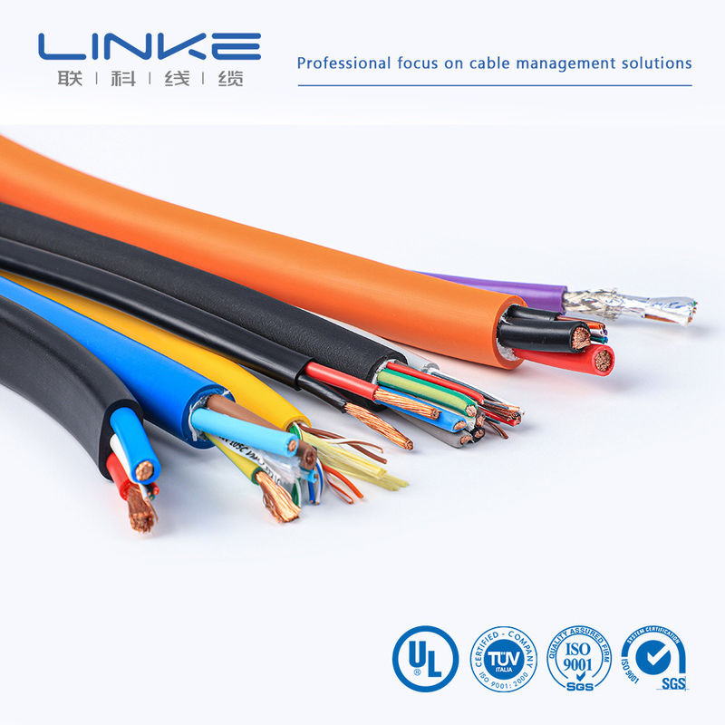 Cable de commande industriel isolé en PVC à fil de cuivre souple 60227 IEC 52 53rvv Cable de commande multicore