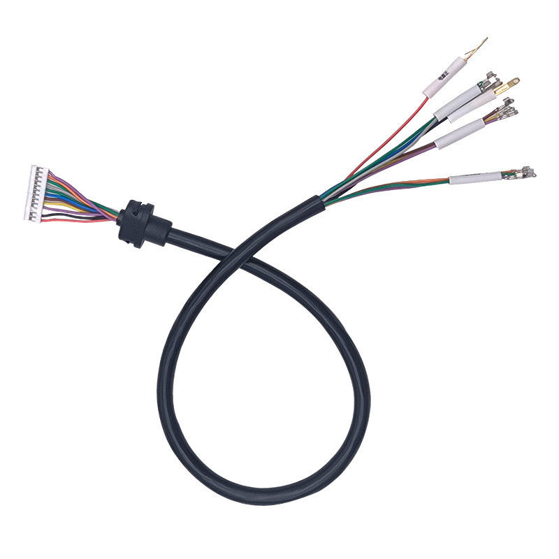 Assemblage de harnais de câbles médicaux enroulés à haute tension