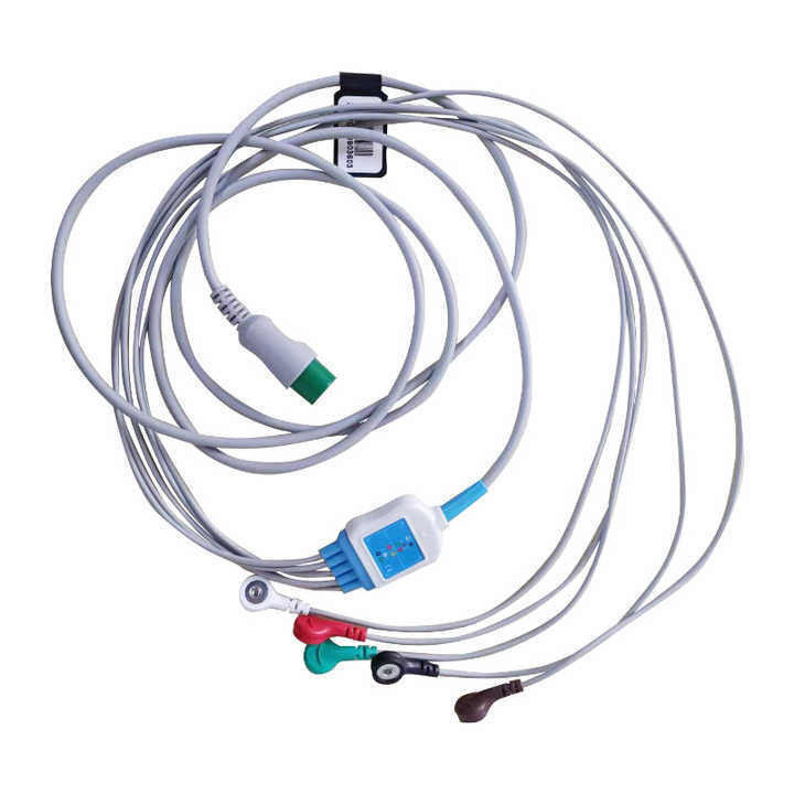 Cable ECG en cuivre en conserve de 3000 V avec isolation personnalisable pour harnais de fil d'équipement médical