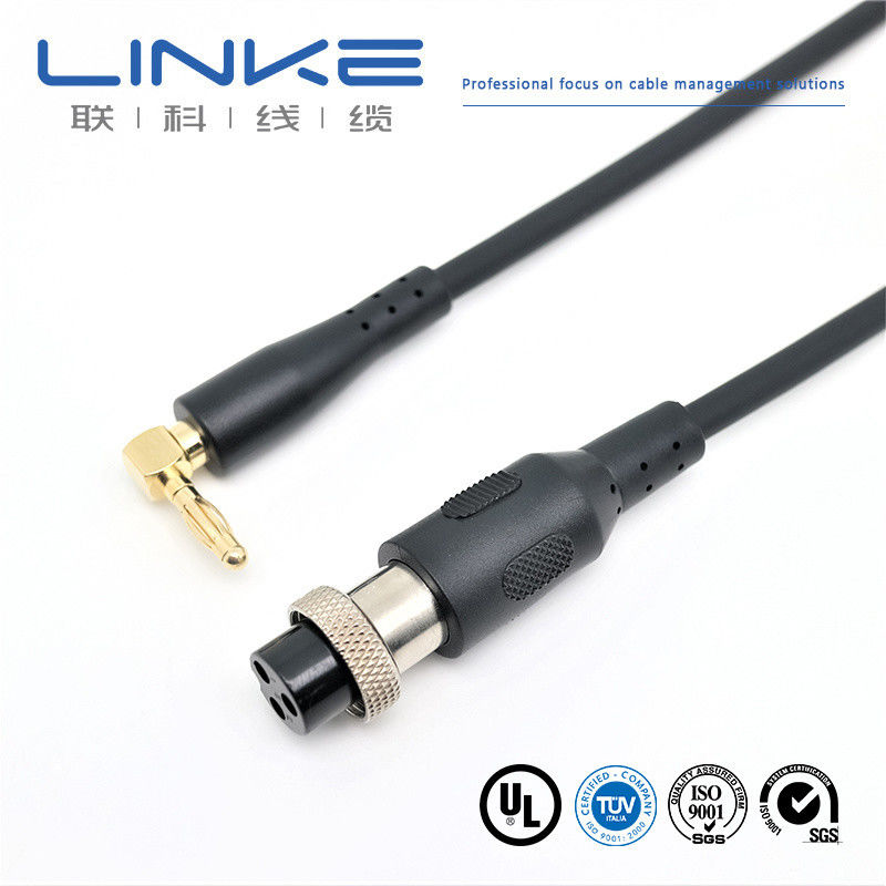 Cable médical enroulé plat et parallèle rond personnalisé pour câblage à haute tension