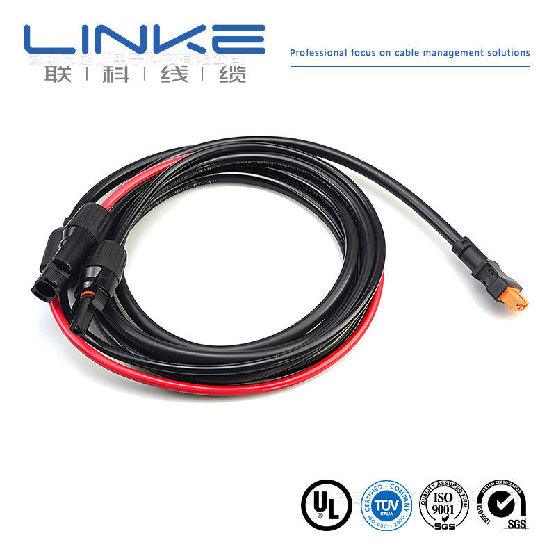 Cable d'alimentation de stockage d'énergie solaire basse et moyenne tension pour connecteur de panneau photovoltaïque