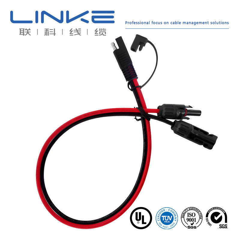 Cable d'alimentation de stockage d'énergie solaire basse et moyenne tension pour connecteur de panneau photovoltaïque