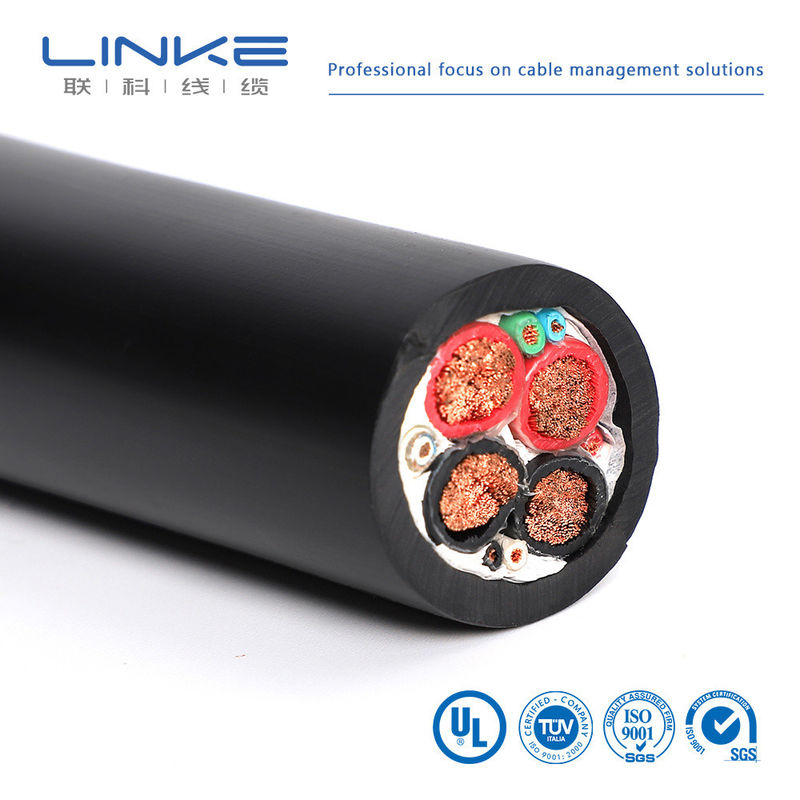 Cable d'alimentation haute tension avec conducteur de cuivre et isolation en PVC pour les applications de véhicules électriques solaires de 300 à 600 V
