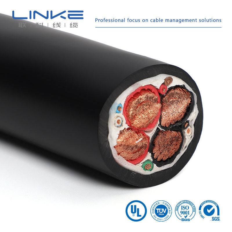 Câble d'alimentation pour stockage d'énergie à conducteur en cuivre avec isolation en PVC pour ligne électrique de batterie de véhicule électrique, longueur personnalisable