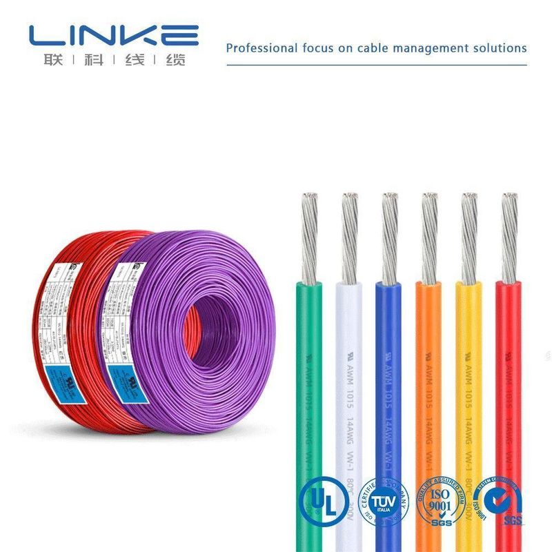 UL1185 Single Core Winding Shielded Wire for Electronic Equipment Customized Request