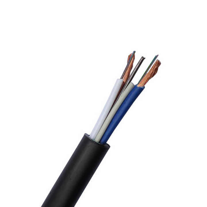 Cable électrique composite hybride en fibres optiques adapté à des normes élevées
