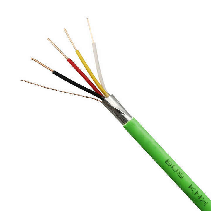 Basse et Moyenne Voltage Verte Pure Jacket Can Bus Industrial Bus Cable personnalisation câble électrique