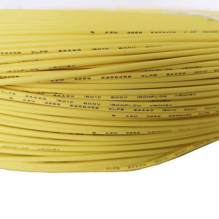 UL3289 24AWG câbles d'alimentation Les fils électriques Les fournitures de câble 2.5 mm Chauffage du cuivre Fil automobile Harnais de batterie EV