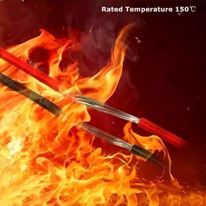 Câble d'alimentation automobile résistant à la chaleur en cuivre étamé 24AWG pour faisceau de batterie de véhicule électrique