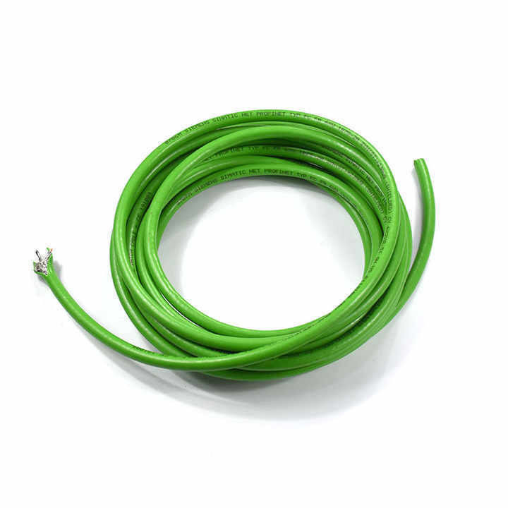 Matériau de conducteur de cuivre / en conserve de cuivre personnalisé Jacket vert PUR Canbus câble de bus industriel avec forme de fil rond