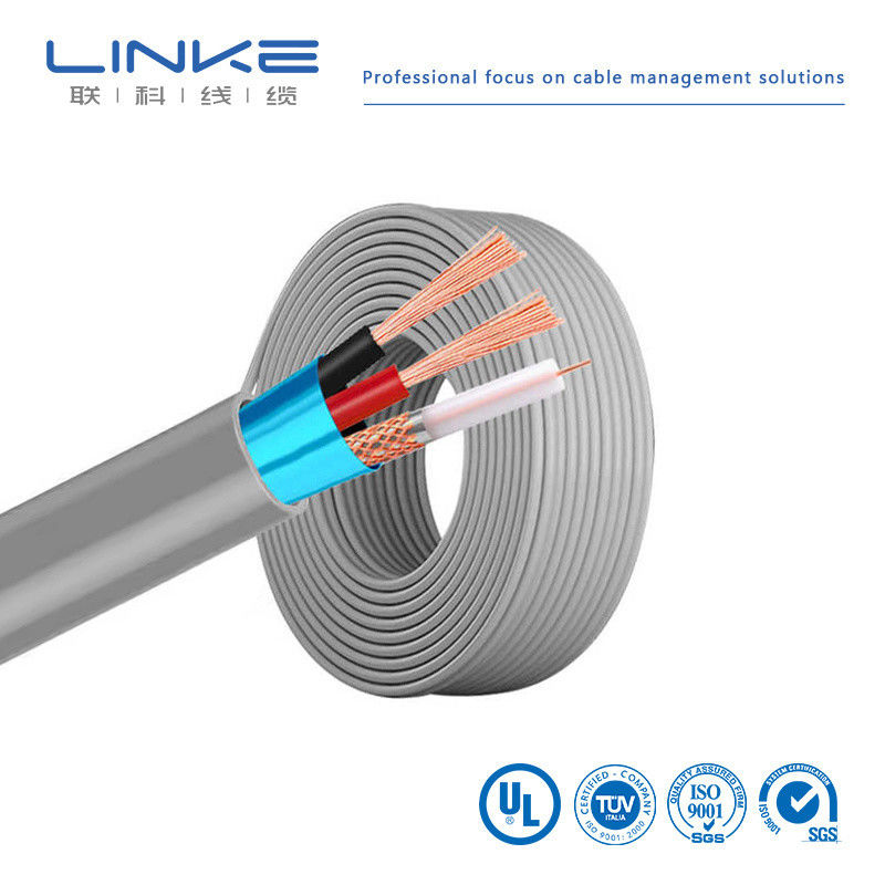 Cable coaxial en cuivre nu de 750 mm de longueur 100 mètres Rg174 Cable avec jaquette en PVC à courant de 300 V