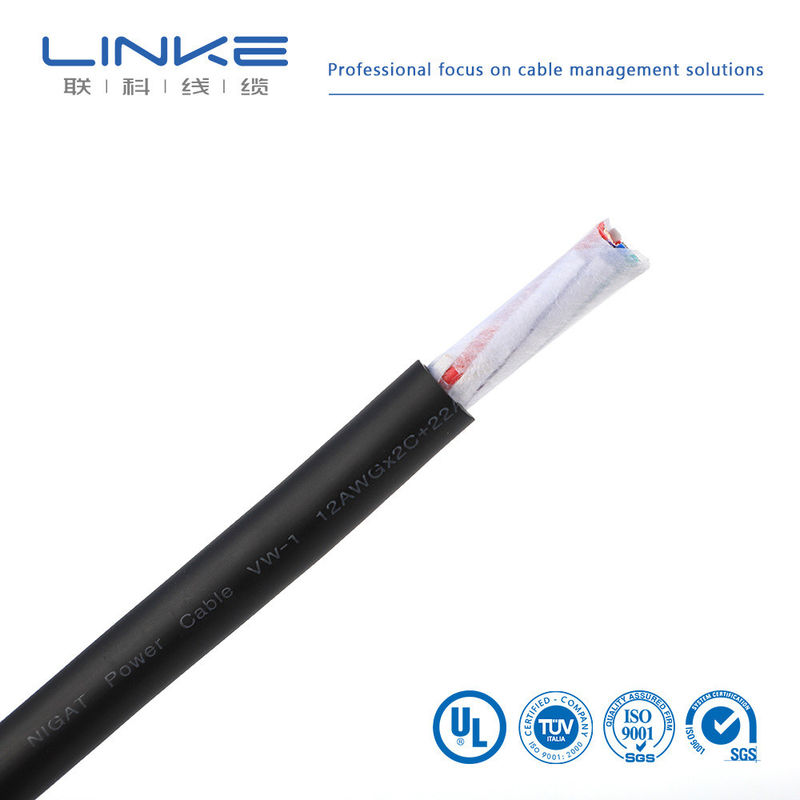 Câble automobile en cuivre étamé à double blindage haute tension pour applications basse et moyenne tension